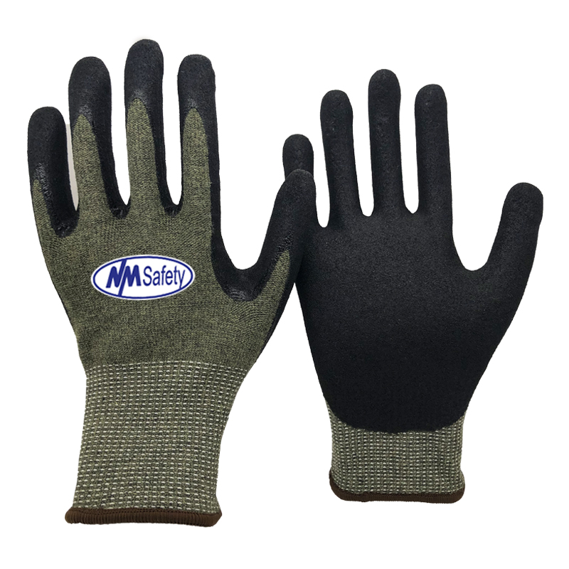 STIX-ON Safety - 10 pares de guantes de trabajo antideslizantes para  construcción – Guantes de trabajo de látex rojo de algodón de nitrilo de  goma